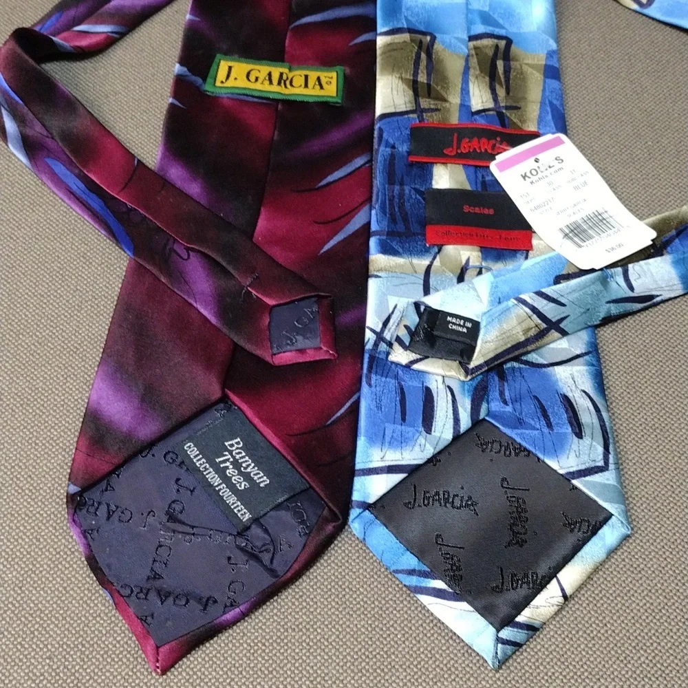 2 J GARCIA 100% silk ties - Picture 2 of 4